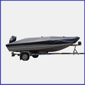 Oskwig 370 S with a PVC boat cover